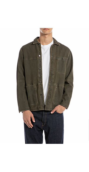 ヴィンテージ ウォッシュゴートスウェードジャケット